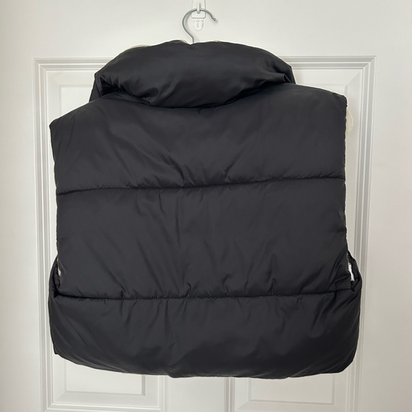 Reversible cropped puffer jacket - Picture 2 of 2